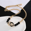 Chanel Black Pearls Diamond Necklace