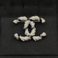Chanel Black & Diamond Brooch