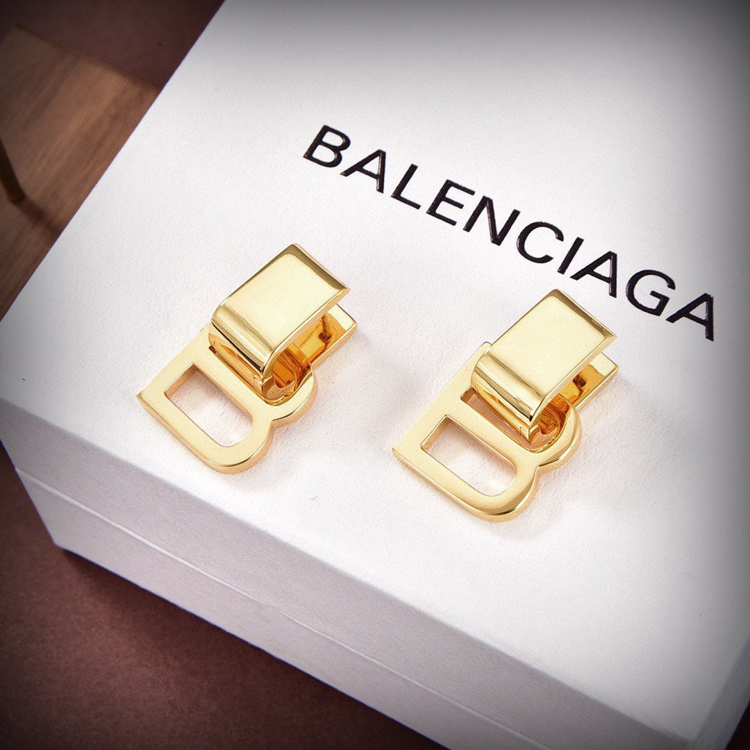 Balenciaga Earrings - 18K Yellow Gold
