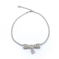 Chanel Diamonds Bow Tie Necklace