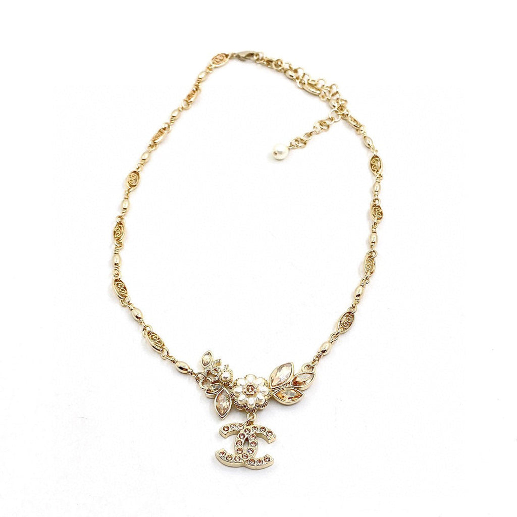 Chanel Flower Diamond Necklace