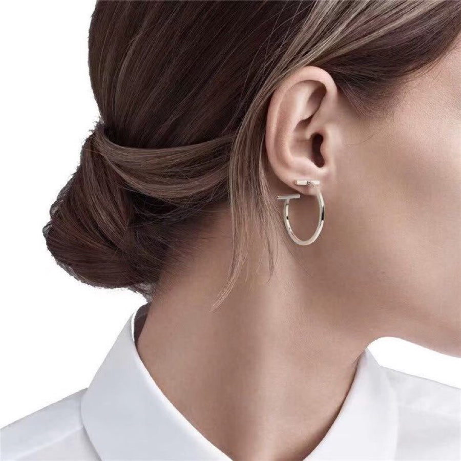 Tiffany Hoop Earrings - 18K Gold