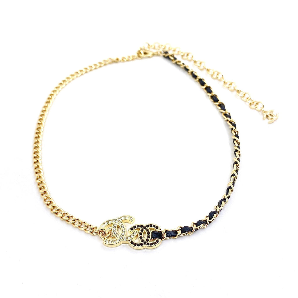 Chanel Black & White Necklace