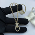 Chanel Heart Chain Necklace