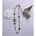Chanel Black & White Pearl Necklace