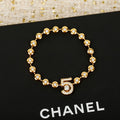 Chanel NO.5 Diamond Gold Bracelet