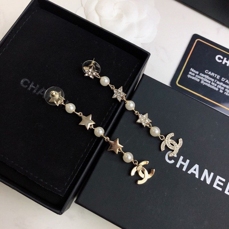 Chanel Long Tassel Earrings - 18K Yellow Gold