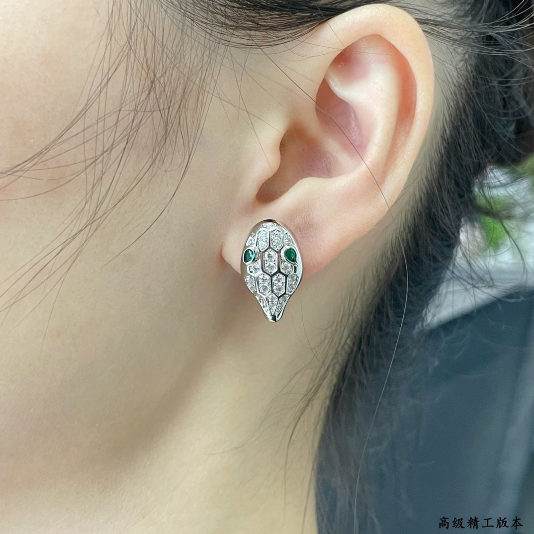 Bvlgari Serpenti Earrings - 18K Gold