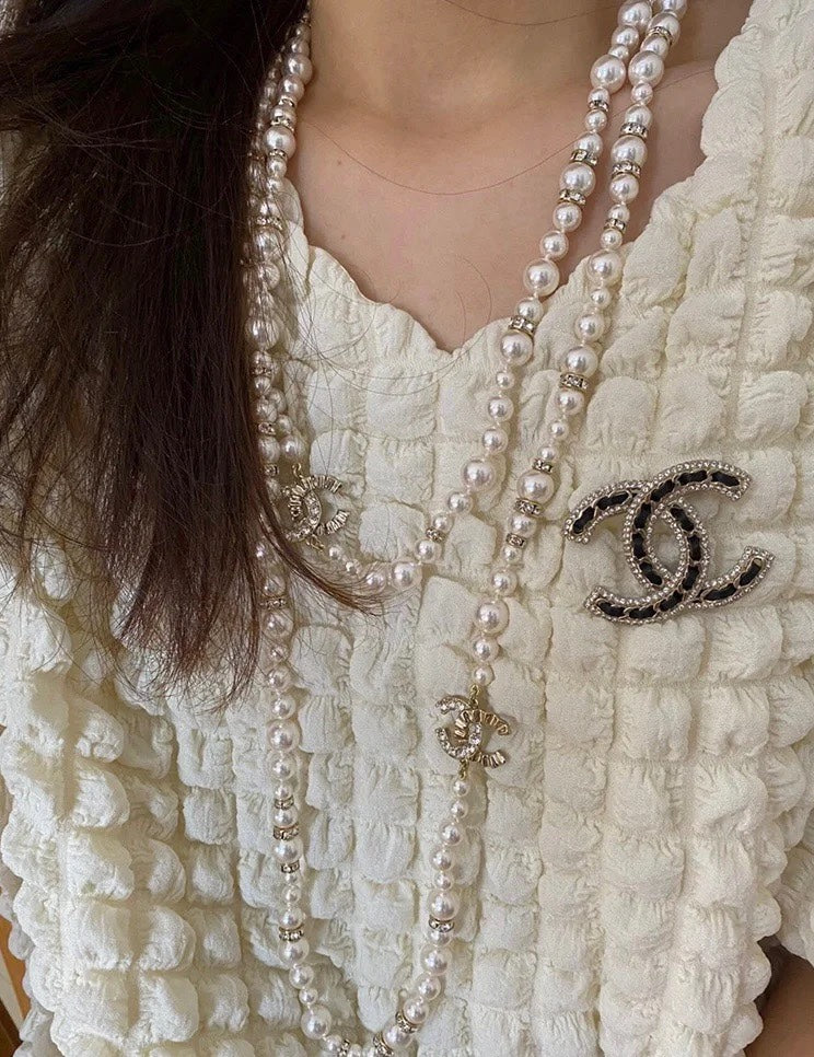 Chanel Pearls Long Necklace