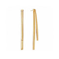 Celine Triomphe Tassel Earrings - 18K Yellow Gold