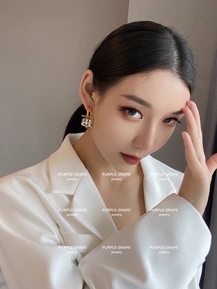 Balenciaga Earrings - 18K Yellow Gold