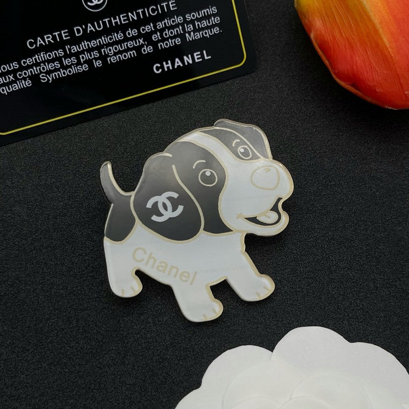 Chanel Dog Brooch