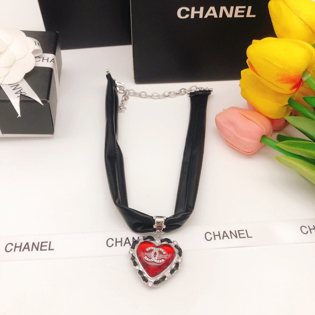 Chanel 2021 Leather Choker Necklace