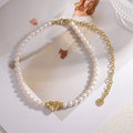 Celine Triomphe Pearl Necklace
