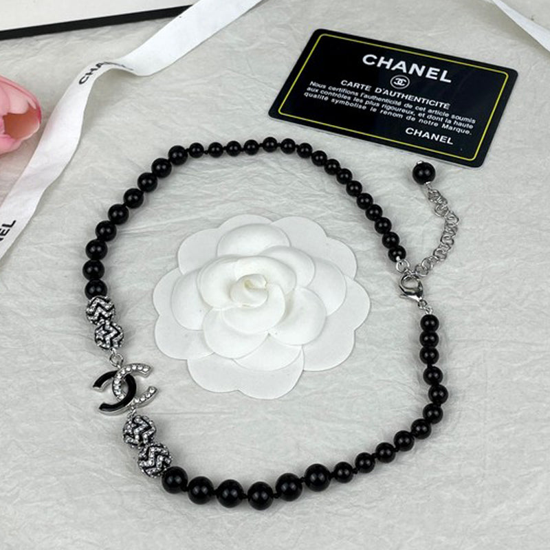 Chanel 24C Black Diamond Necklace