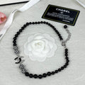 Chanel 24C Black Diamond Necklace