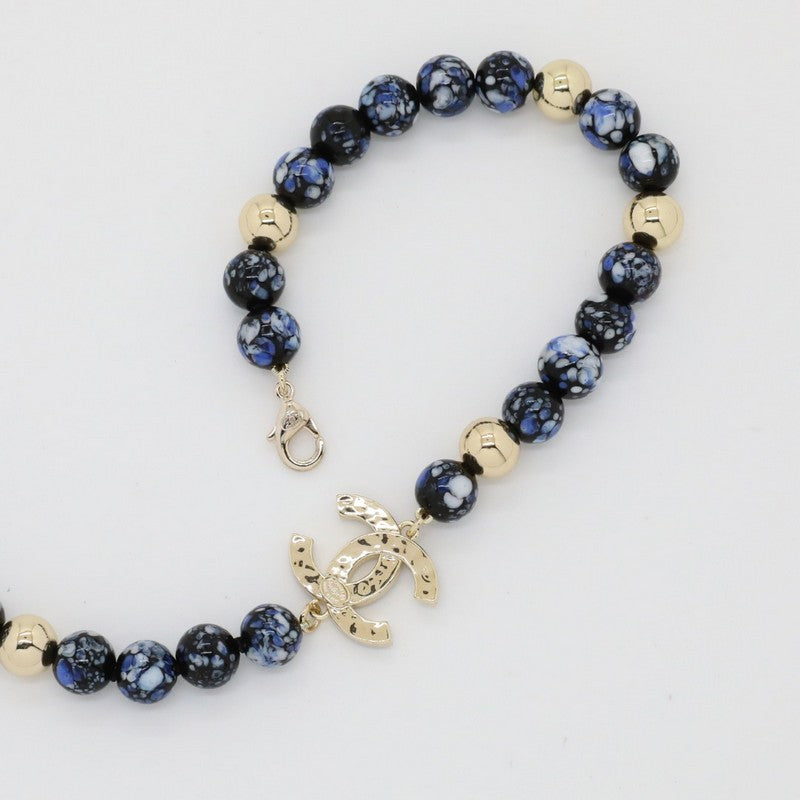 Chanel Blue Pearl Necklace