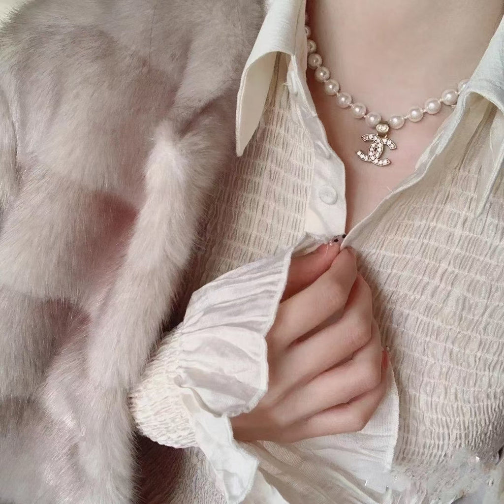 Chanel Pearl Chain Necklace
