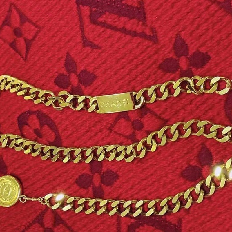 Chanel Gold Vintage Necklace