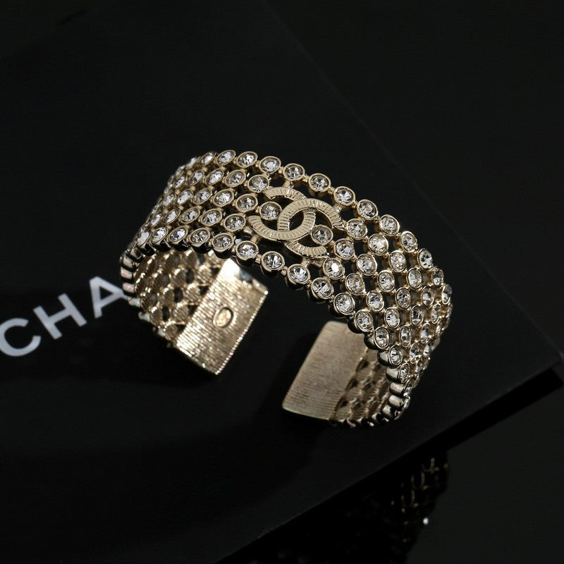 Chanel Diamond Cuff Bracelet