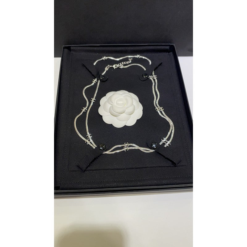 Chanel 24B Flowers Long Necklace