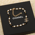 Chanel Black Pearl Necklace