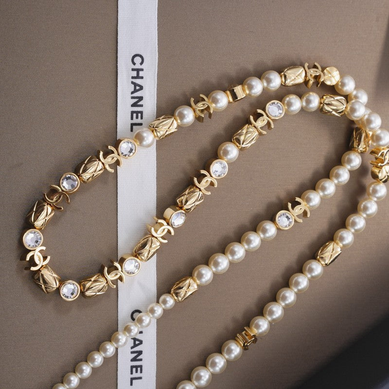 Chanel 26C Crystal Long Necklace