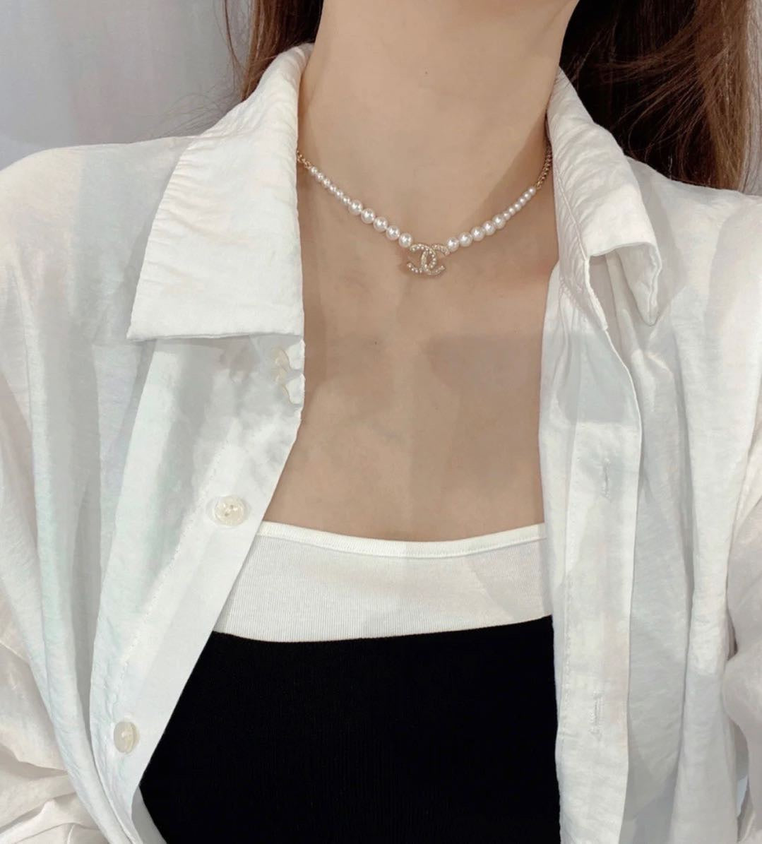 Chanel Pearls Choker Necklace