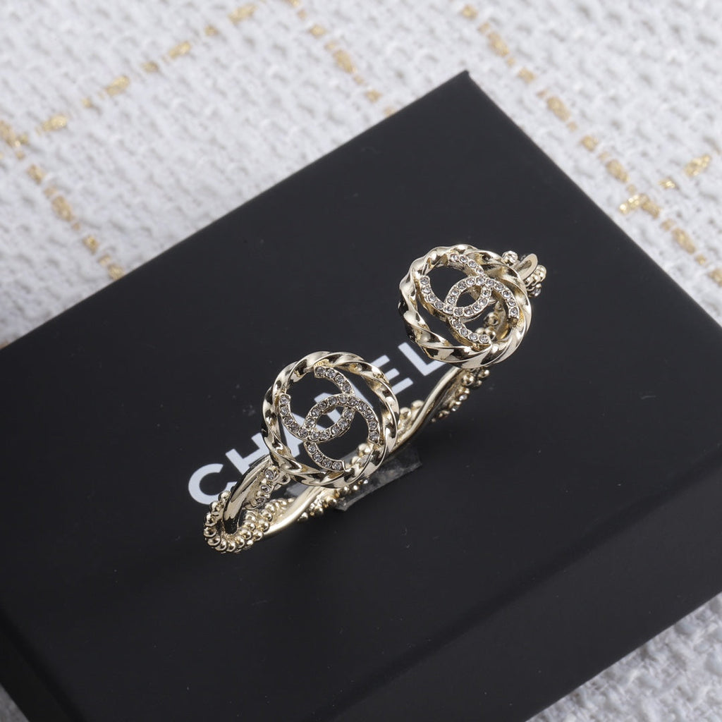 Chanel Double Open Bracelet