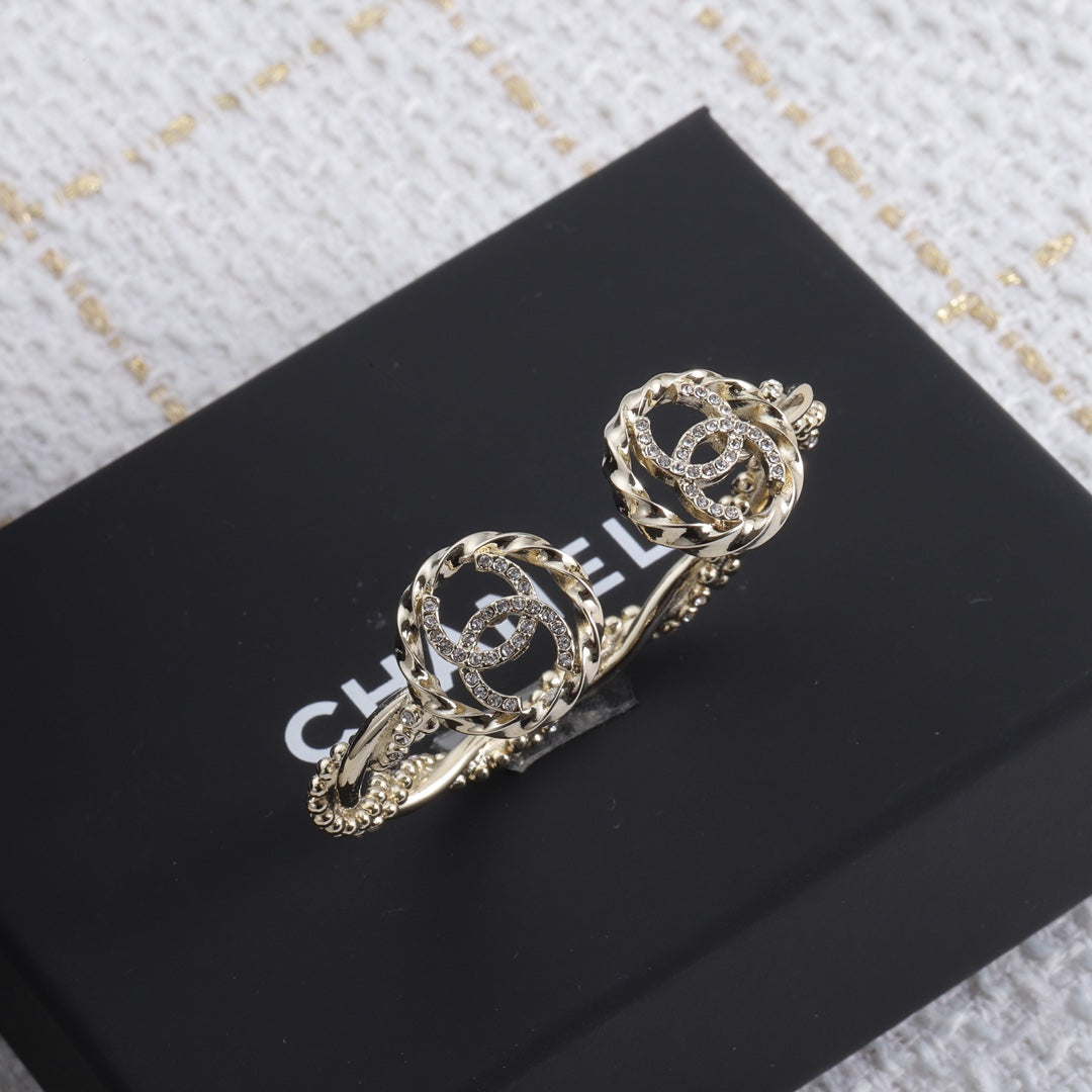 Chanel Double Open Bracelet
