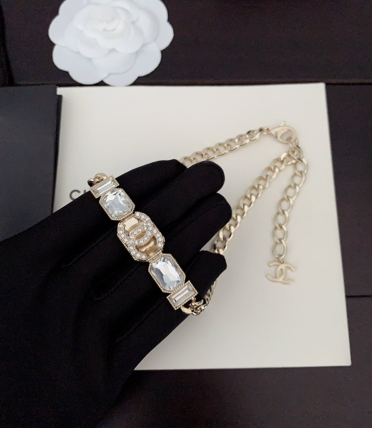 Chanel Pearls Crystals Vintage Necklace