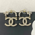 Chanel Diamond Earrings - 18K Yellow Gold