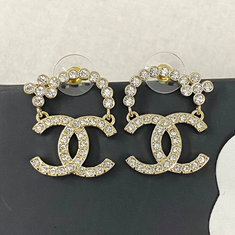 Chanel Diamond Earrings - 18K Yellow Gold