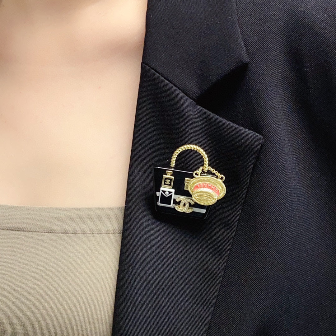Chanel Bag Brooch