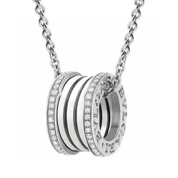 B.zero1 Pave Diamond Necklace - 18K Gold