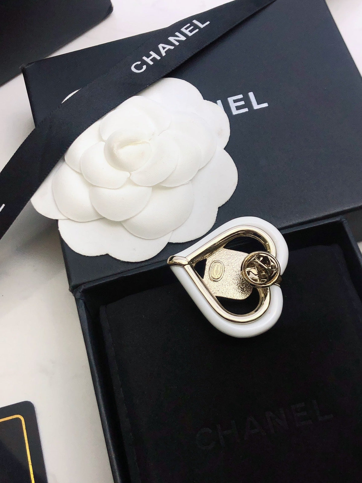 Chanel Heart Brooch