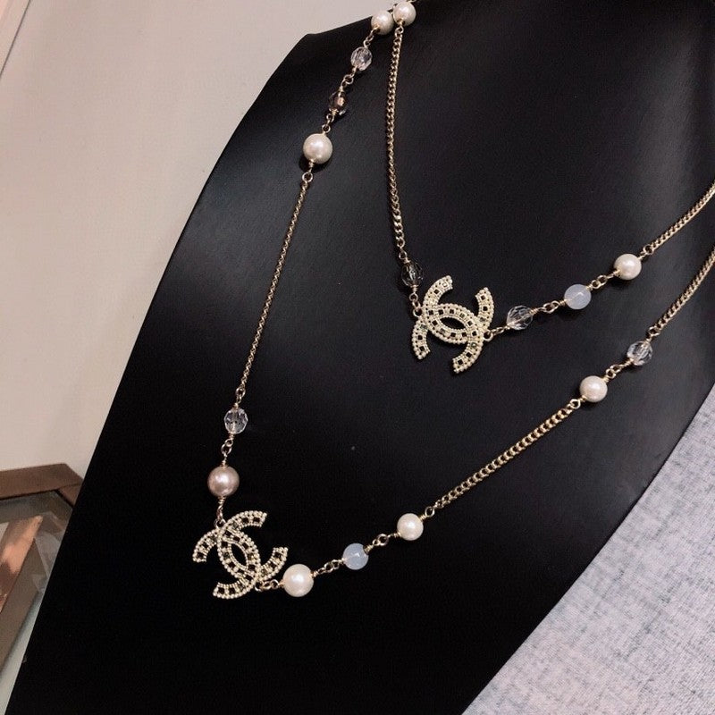 Chanel Long Pearl Necklace