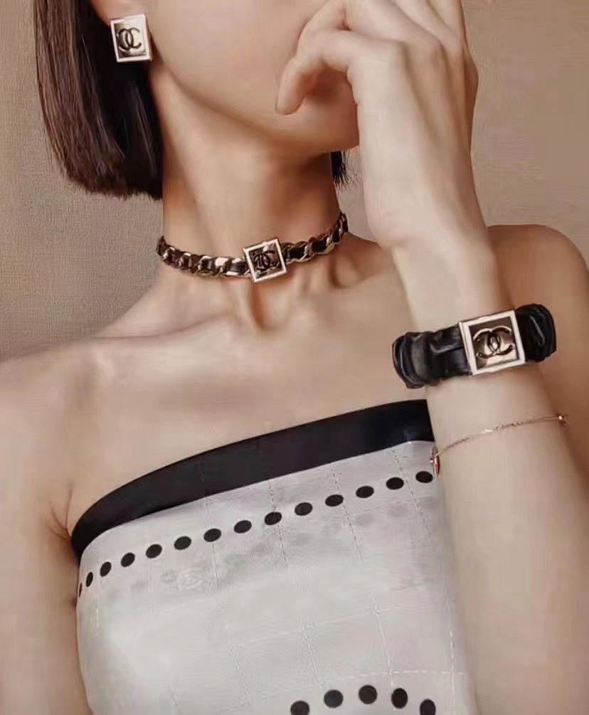 Chanel Leather Necklace
