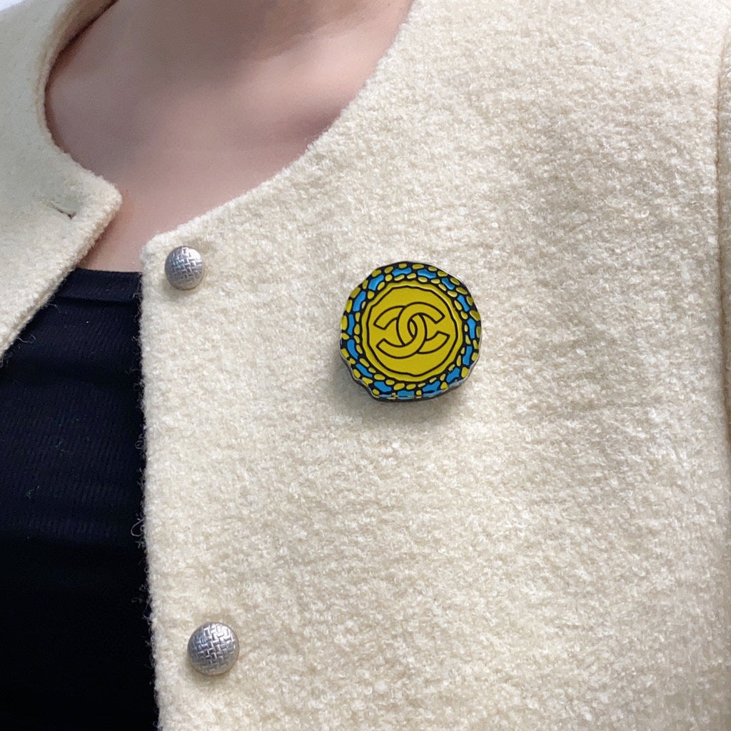Chanel Color Brooch