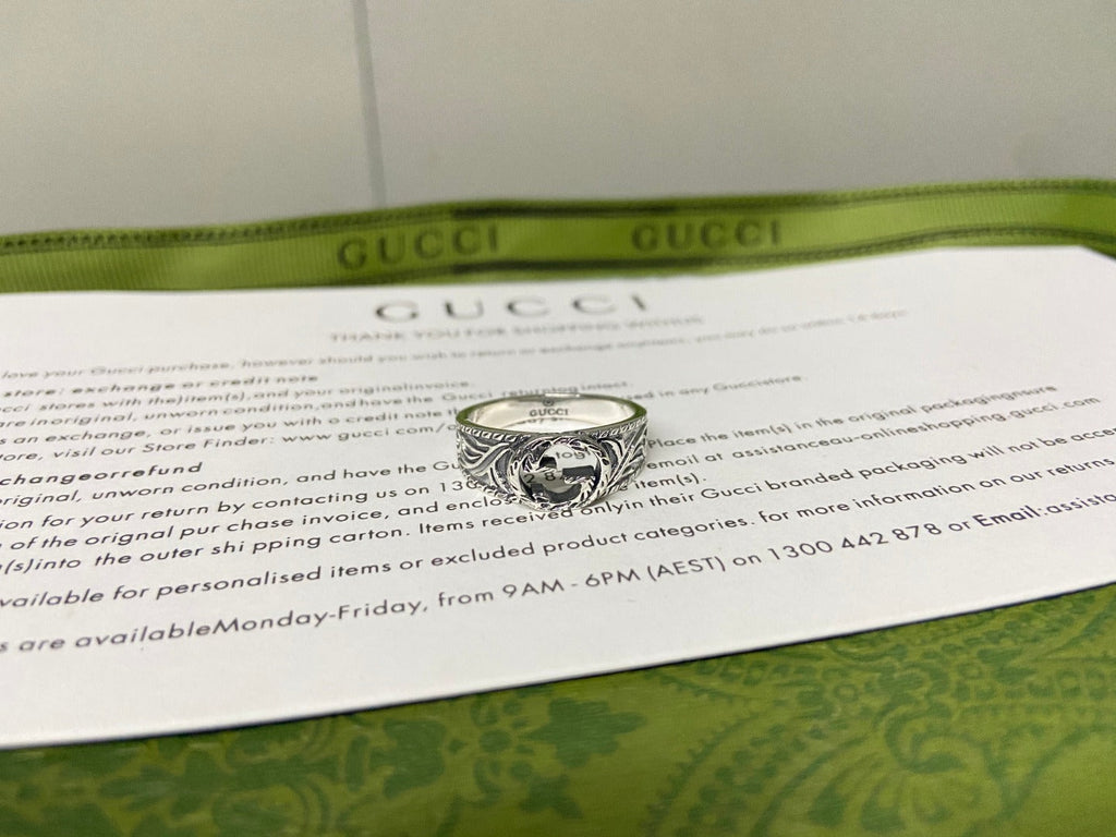Gucci Double G Interlocking G Ring