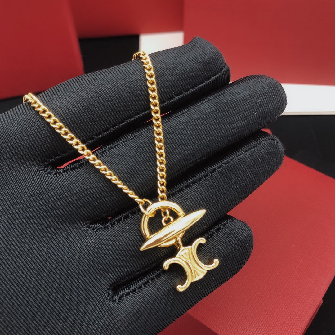 Celine Triomphe Celine Necklace