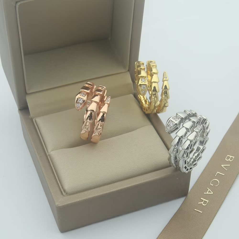 Bvlgari Serpenti Viper Demi Moissanite Ring - 18K Gold