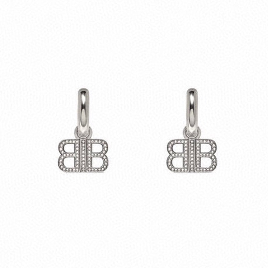 Balenciaga Pendant Earrings - 18K Gold