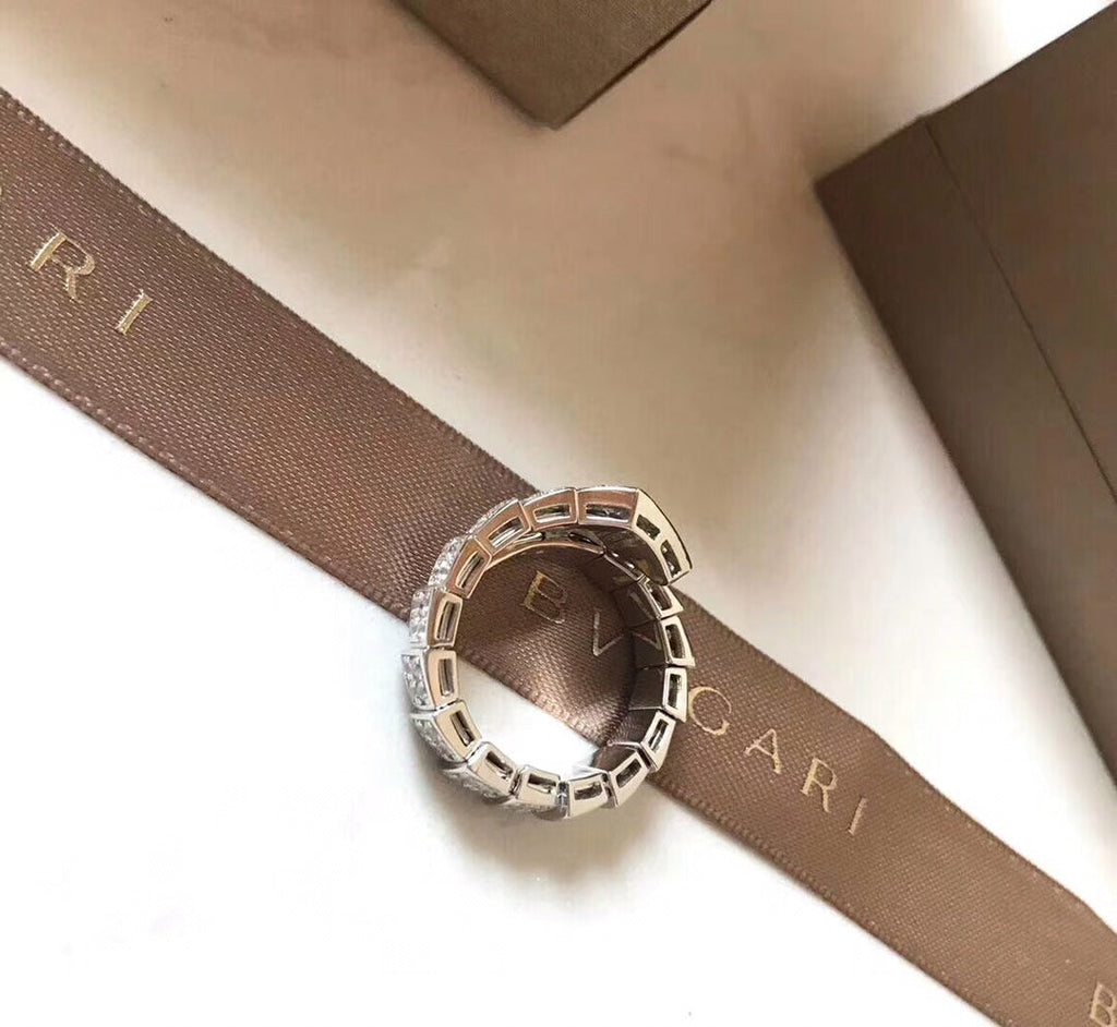 Bvlgari Serpenti Viper Ring - 18K Rose Gold