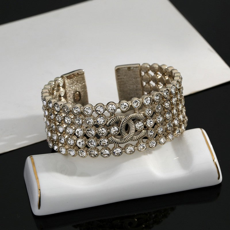 Chanel Diamond Cuff Bracelet