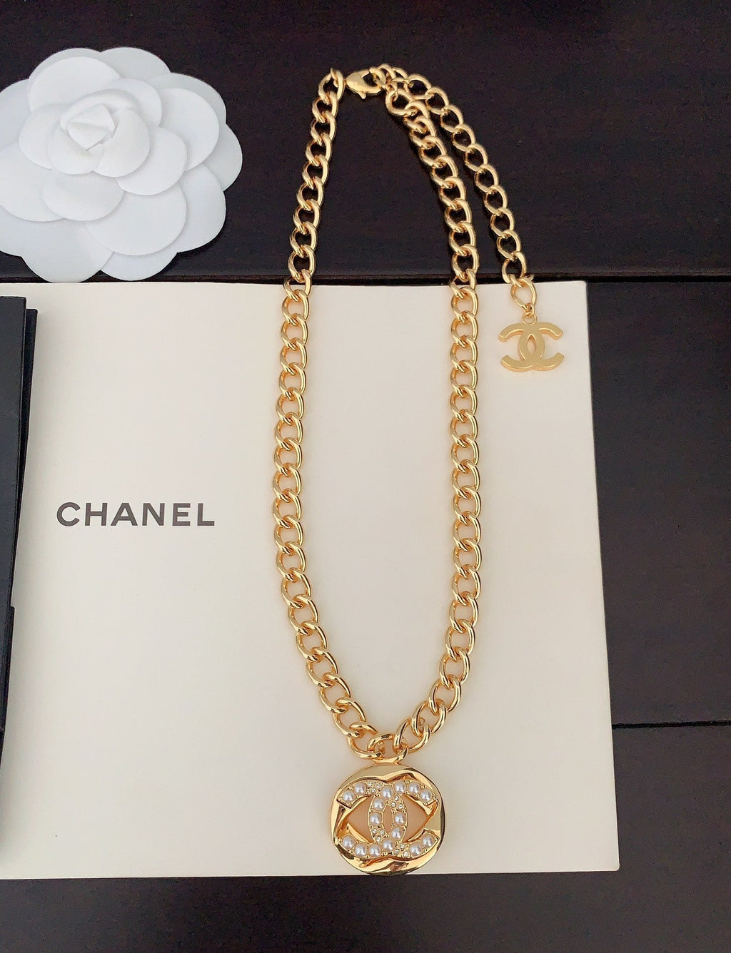 Chanel Diamond Chain Necklace