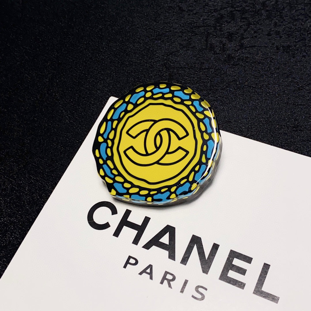 Chanel Color Brooch