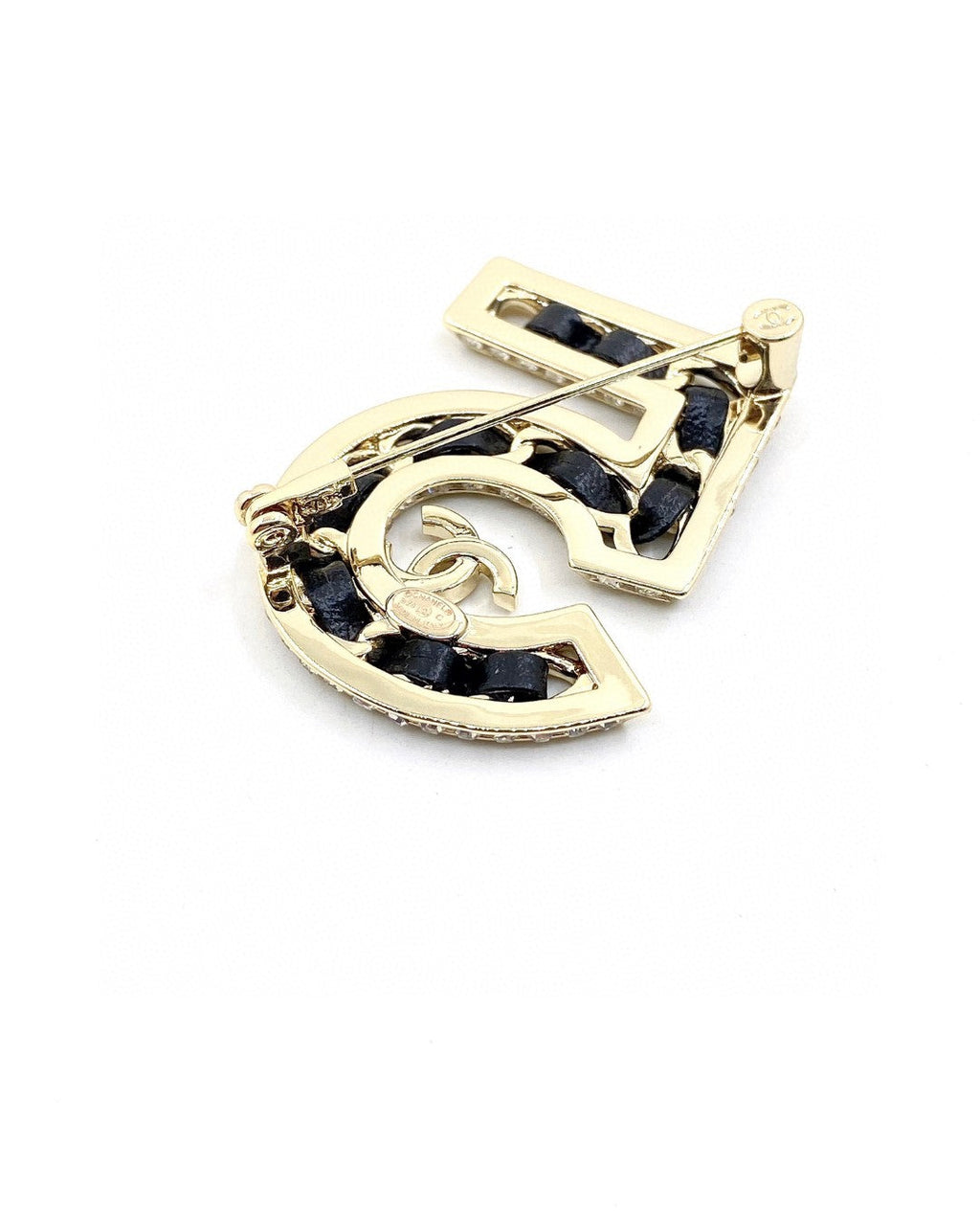 Chanel No.5 Strass Brooch