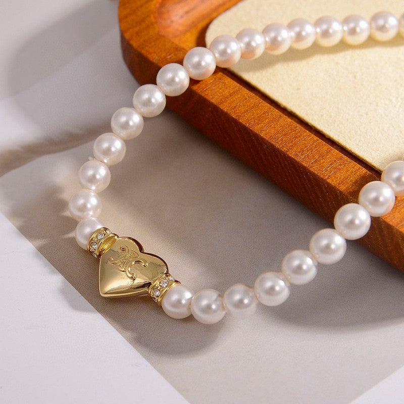 Celine Triomphe Pearl Necklace