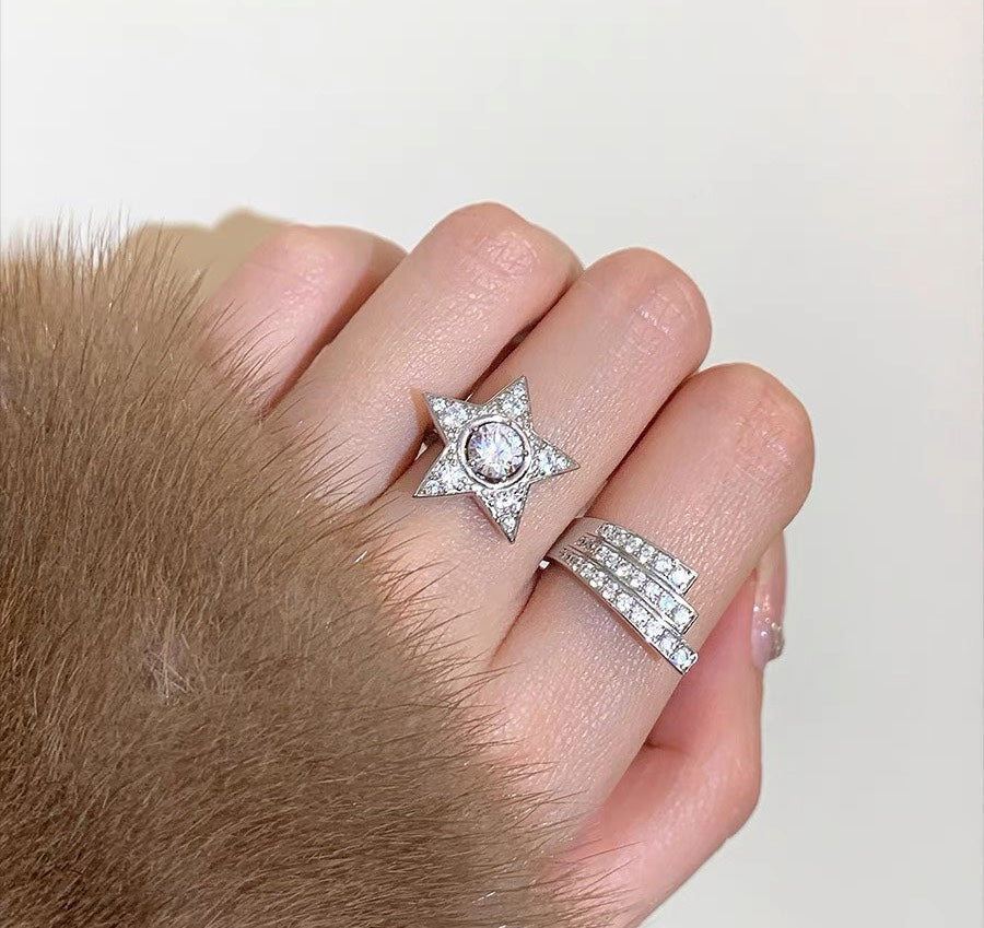 Chanel Comete Diamond Ring - 18K White Gold